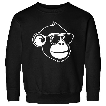 Discover Ape Face Apes Apelike Jungle Primate Sweatshirts