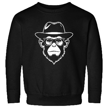 Discover Ape Face Apes Apelike Jungle Primate Sweatshirts