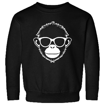 Discover Ape Face Apes Apelike Jungle Primate Sweatshirts