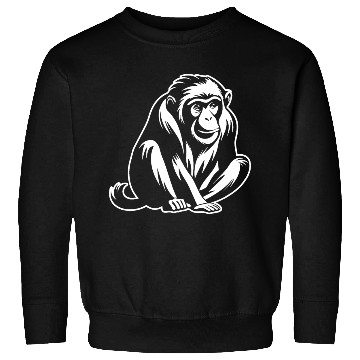 Discover Ape Face Apes Apelike Jungle Primate Sweatshirts