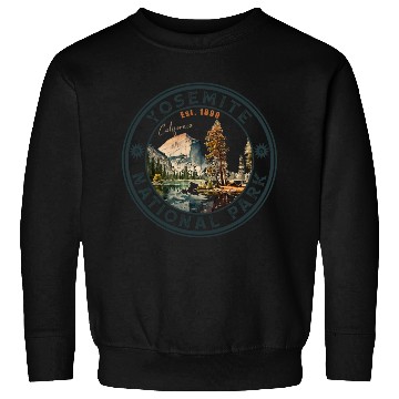 Discover Yosemite National Park Vintage Style Half Dome Sweatshirts