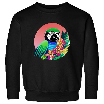 Discover Macaw in the Tropics Sweatshirts