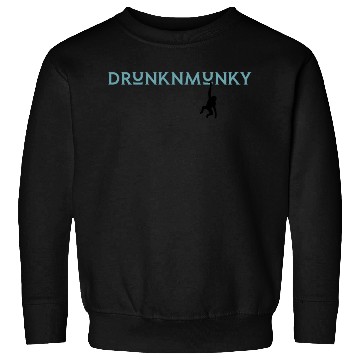 Discover DESIGNdrunknmunky s drunk monkey Sweatshirts