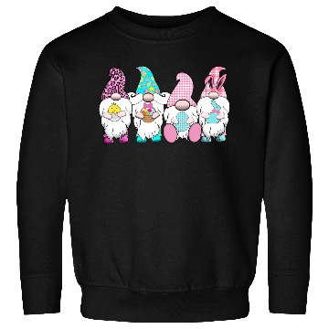 Discover 4 Easter Gnomes Pastel Spring Bunny Ears Gingham R Sweatshirts