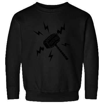 Discover Thor hammer with the text 'THOR' Sweatshirts