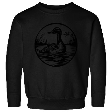Discover Duck Bird Nature Pond Sweatshirts