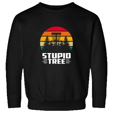Discover Funny Disc Golf Stupid Tree Art Frisbee Sweatshirts