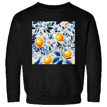 Discover Yellow Lemon Floral Detailed Summer Collection 01 Sweatshirts