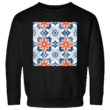 Discover Summer Melange Detailed Ceramic Tile Collection 01 Sweatshirts