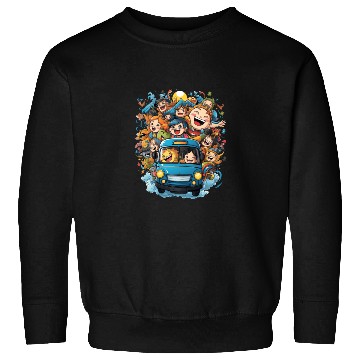 Discover Back to School Pre-K Kindergarten School Bus Sweatshirts