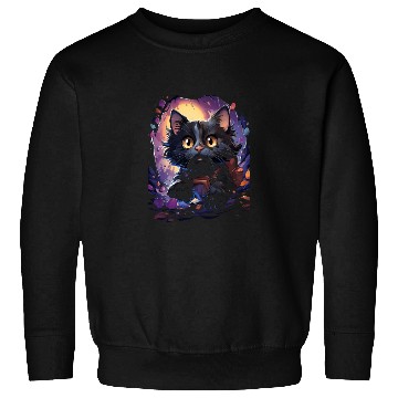 Discover Back to School Funny Cat Kitten Wearing School Sweatshirts