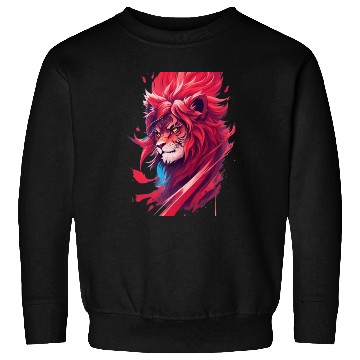 Discover Ninja lion nice Sweatshirts Ai design