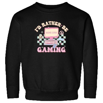 Discover I'd Rather Be Gaming, Happy Game Day Sweatshirts