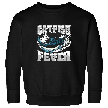 Discover Noodling Flathead Fishing Catfish Angler Sweatshirts