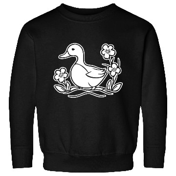 Discover Duck Bird Nature Pond Sweatshirts