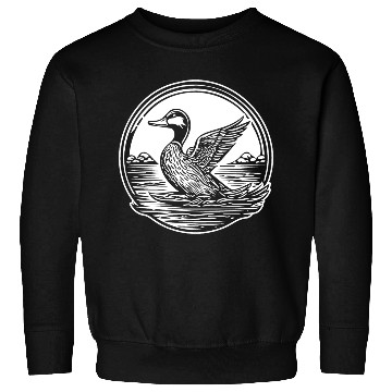 Discover Duck Bird Nature Pond Sweatshirts