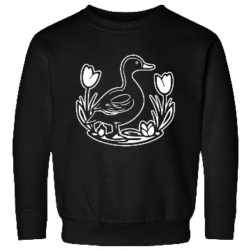 Discover Duck Bird Nature Pond Sweatshirts