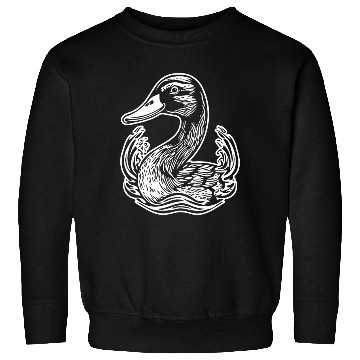 Discover Duck Bird Nature Pond Sweatshirts