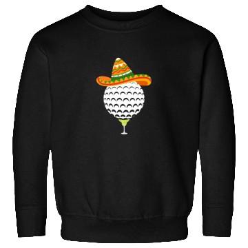 Discover Margarita Golf Ball Mexican Sombrero Sweatshirts