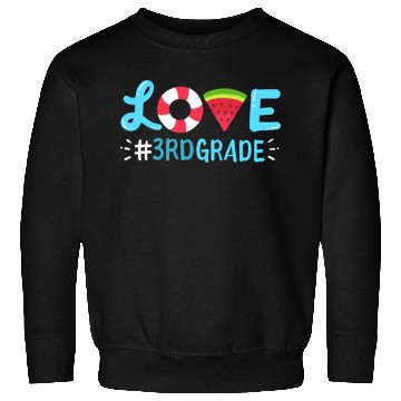 Discover 3rd Grade Watermelon Summer Student nature Sweatshirts