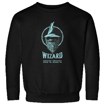Discover A Wizard Never Late Sweatshirts