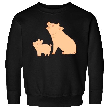 Discover Mother pig with piglet Sweatshirts