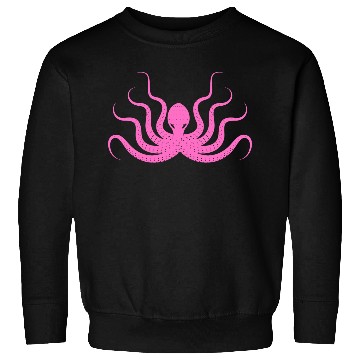 Discover Menace Octopus Neon Pink Sweatshirts