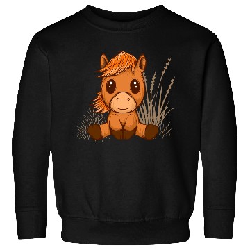 Discover kawaii cute chibi horse Sweatshirts