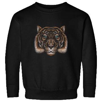 Discover The head drawing tiger Sweatshirts