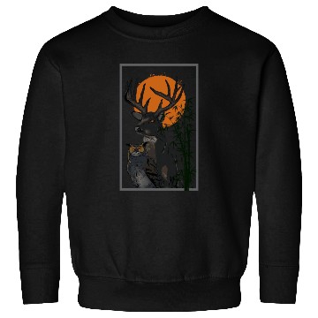 Discover Deer And Owl Sweatshirts