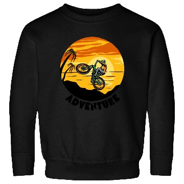 Discover Adventure Mountain Biking Sweatshirts