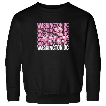 Discover Washington DC Sweatshirts, Cherry Blossom Floral Pop