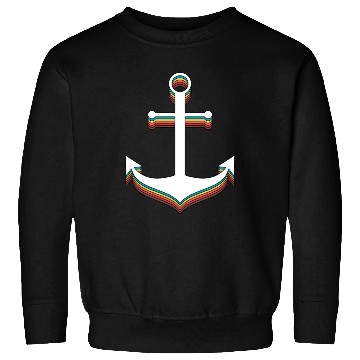 Discover Anchor Retro Colorful Sweatshirts