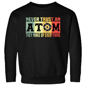 Discover Atom Physics Chemistry Natural Science Vintage Sweatshirts