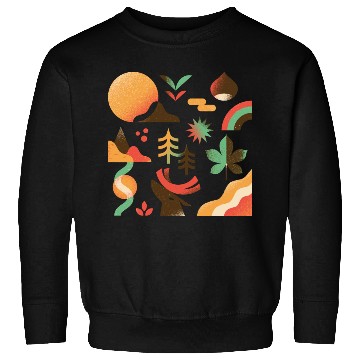 Discover Autumn Mountain Landscape Sweatshirts
