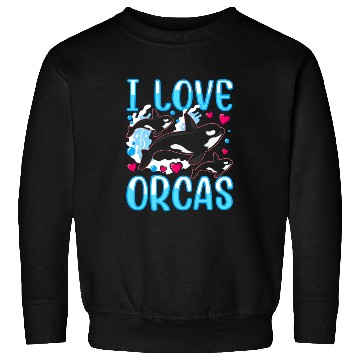 Discover I Love Orcas Whale Protect Orca Sea Sweatshirts