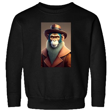 Discover The digital monkey man logo design Sweatshirts