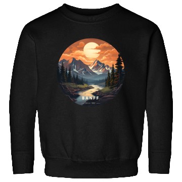 Discover Banff sunset Sweatshirts