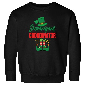 Discover Shenanigans Coordinator St Patricks Day Teacher Sweatshirts