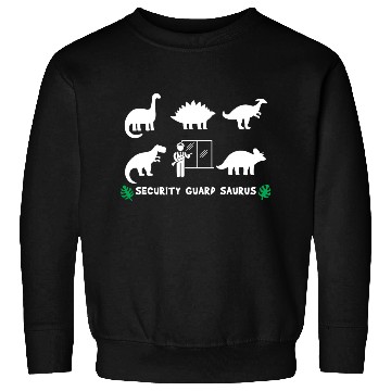 Discover Security Guard Saurus Dinosaurs Sweatshirts