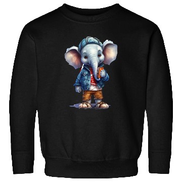 Discover Cute Elephant Cartoon Sweatshirts