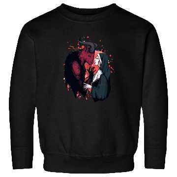 Discover Forgive me father - possessed by devil Sweatshirts