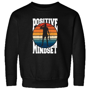 Discover Positive Mindset Vintage Sunset Tennis Sweatshirts