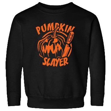 Discover Pumpkin Slayer plain green Sweatshirts