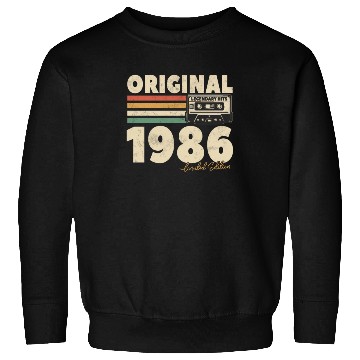 Discover Vintage 1986 Birthday Gift Sweatshirts