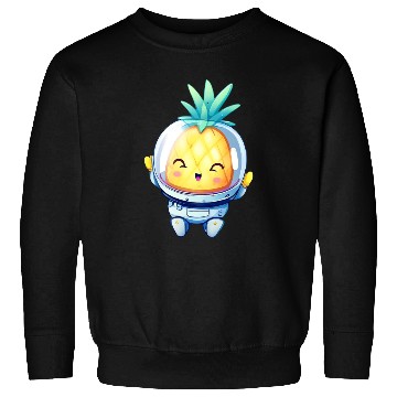 Discover Kawaii astronauts pineapple Sweatshirts