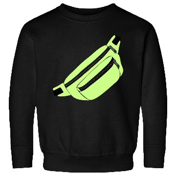 Discover Lime Green Fanny Pack Illustration Sweatshirts
