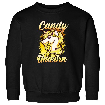 Discover Candy Corn Unicorn Halloween Funny Candy Unicorn Sweatshirts