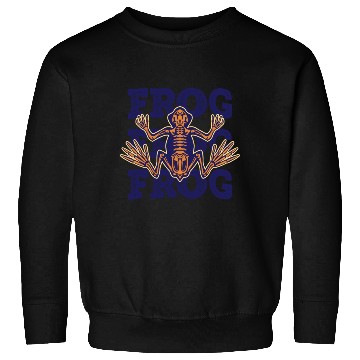 Discover Frog cartoon isolated bones Sweatshirts