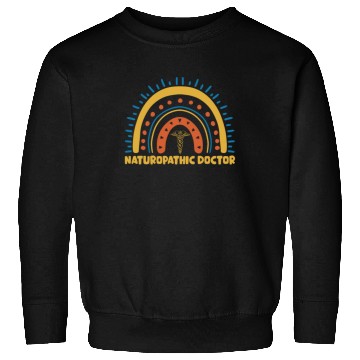 Discover Cute Naturopathic Doctor Boho Rainbow Sweatshirts